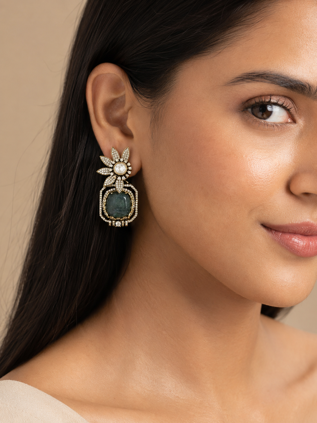 Aaina Doublet Statement Earrings