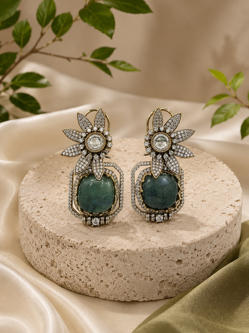 Aaina Doublet Statement Earrings
