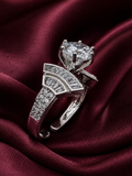 Baguette Wing Statement Ring
