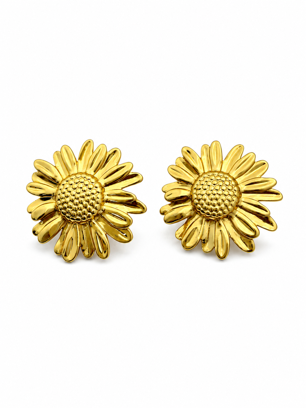 Bold Sunflower Statement Earrings