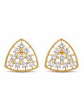 Diamond Trellis Statement Earrings