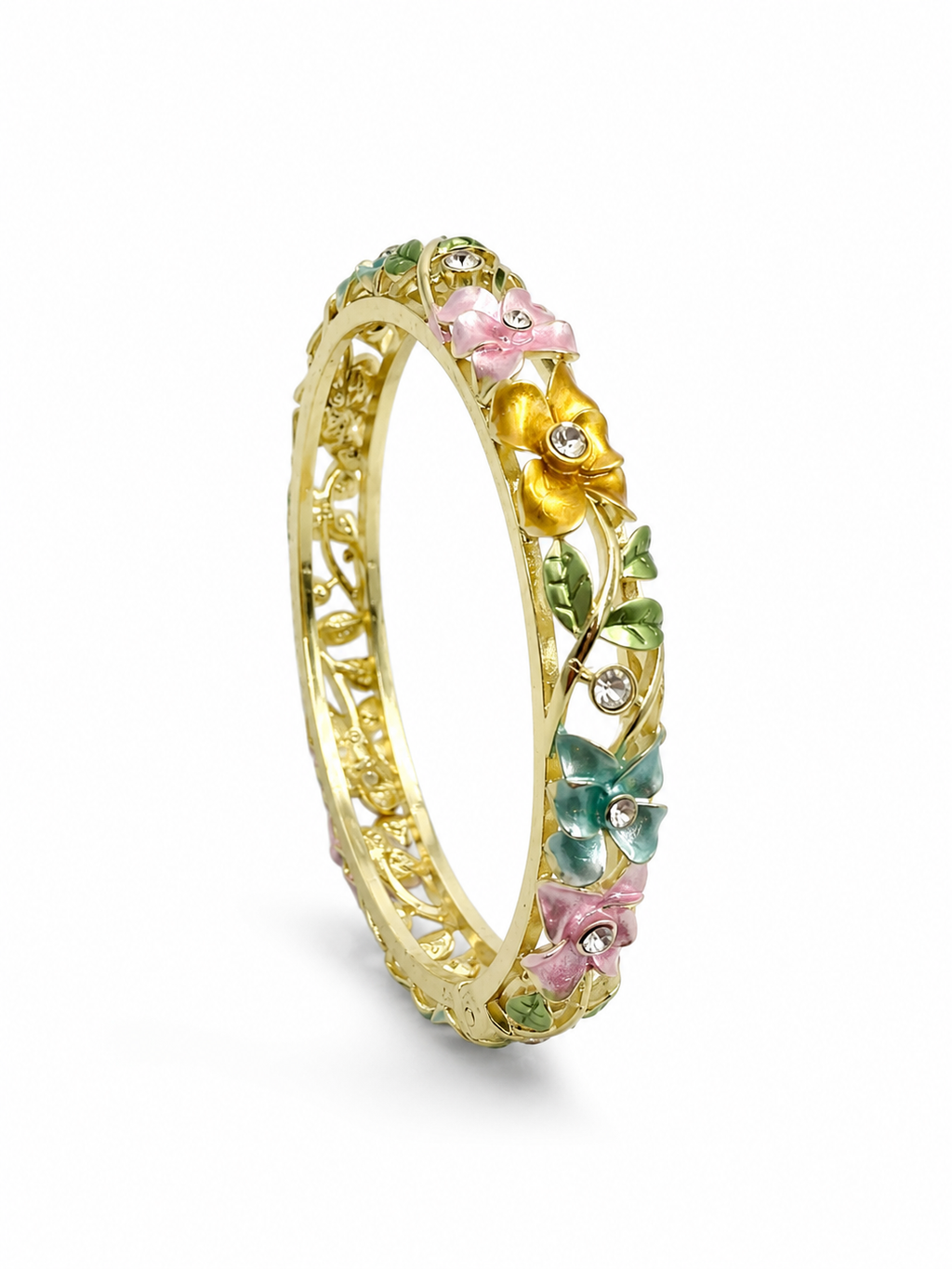 Eden Bloom Enamel Bangle