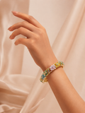 Eden Bloom Enamel Bangle