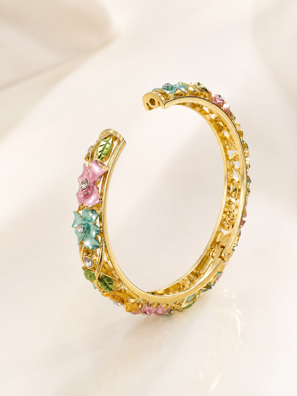 Eden Bloom Enamel Bangle