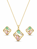 Jade Blush Pendant Set