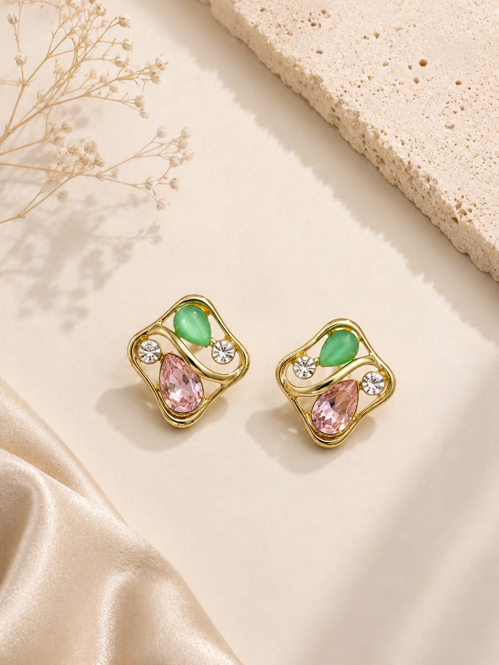 Jade Blush Pendant Set