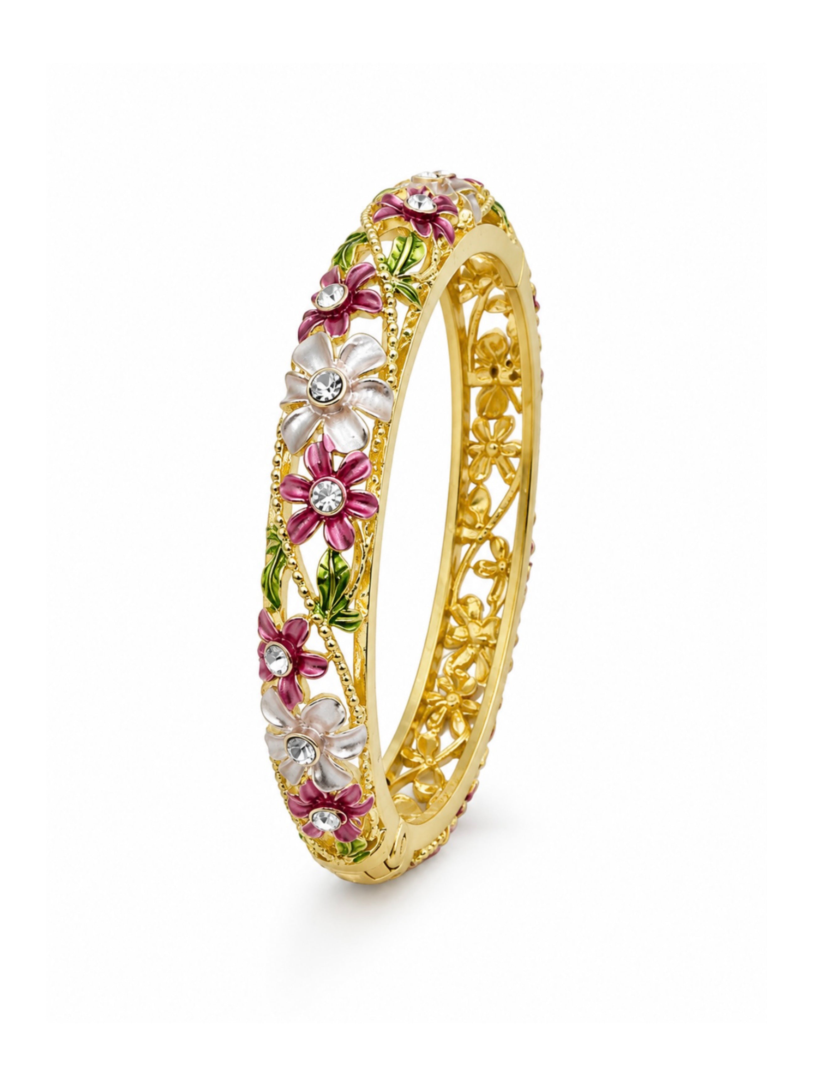 Mirelle Bouquet Enamel Bangle
