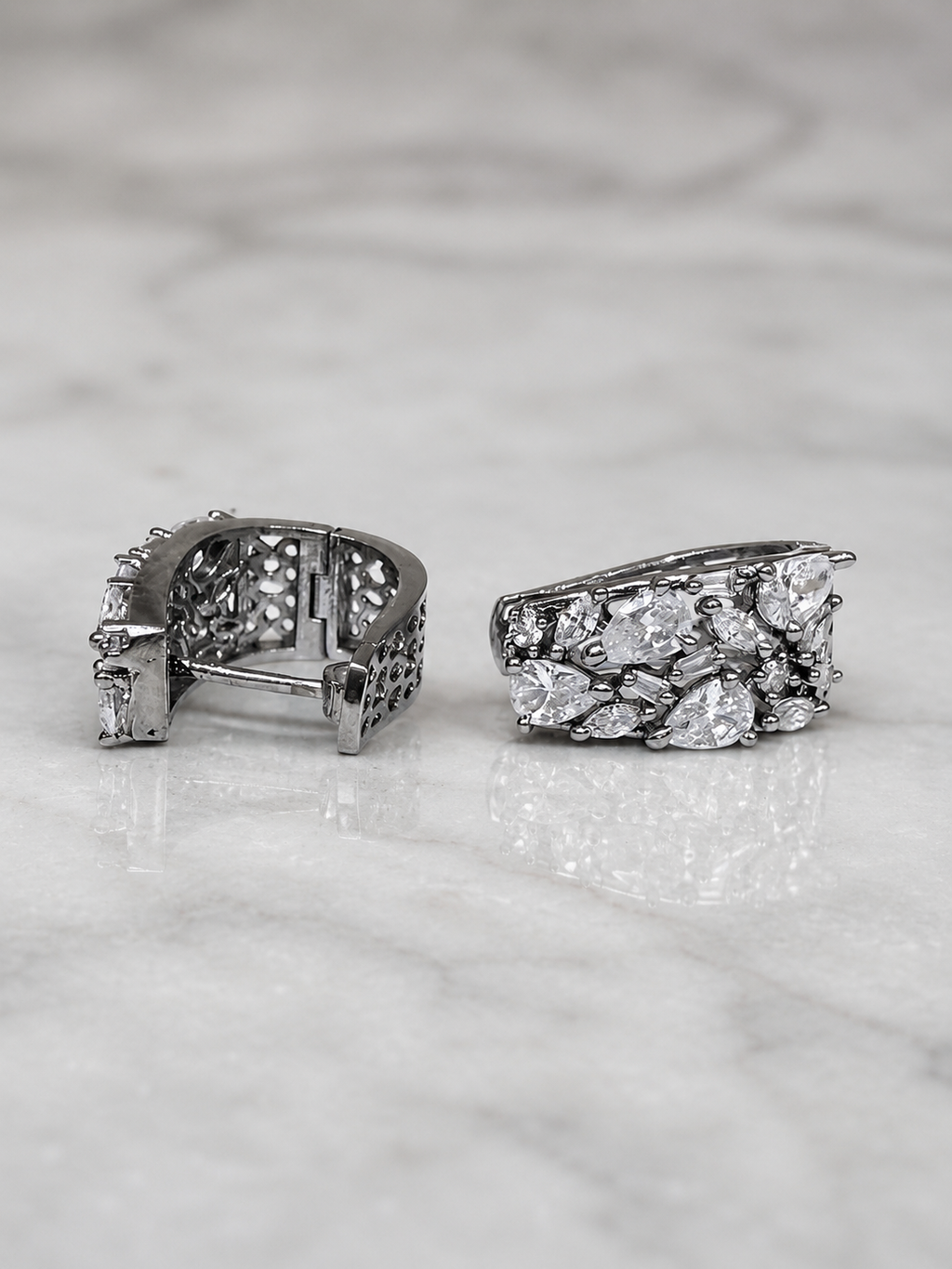 Multi-Cut Diamond Statement Hoops