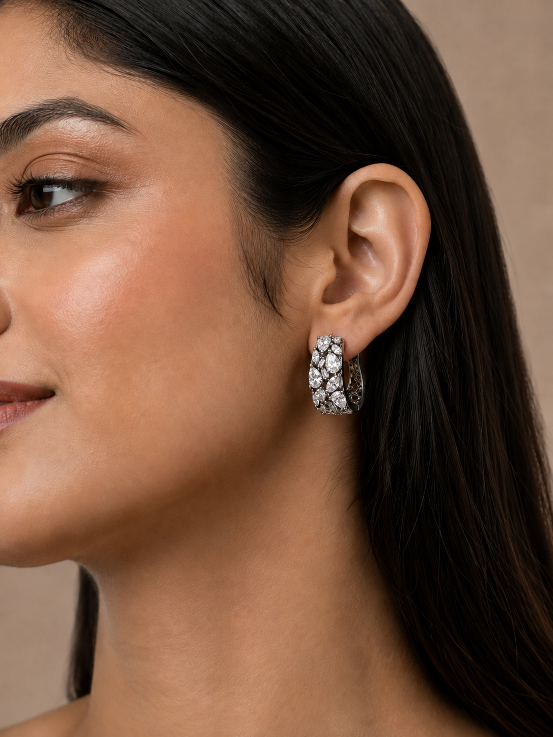 Multi-Cut Diamond Statement Hoops