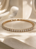 Round-Cut Rivière Tennis Bracelet