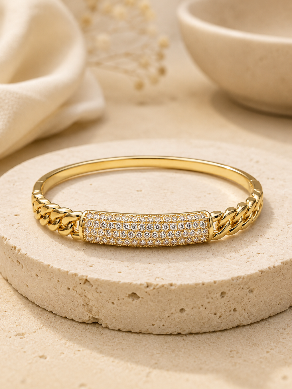 Velora Statement Bangle Bracelet